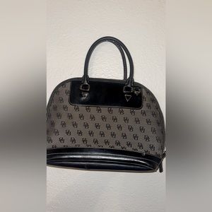 Vintage Dooney & Bourke ZipSatchel Bag DB Logo